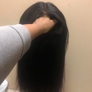 Janet Collection Human Hair HD Yaki Perm Wig 20”